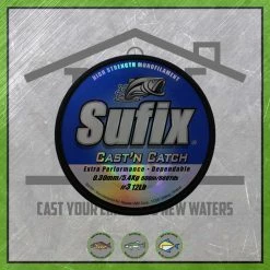 Sufix Cast 'n Catch Monofilament Line New To The Cabin