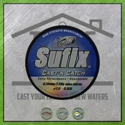 Sufix Cast 'n Catch Monofilament Line New To The Cabin