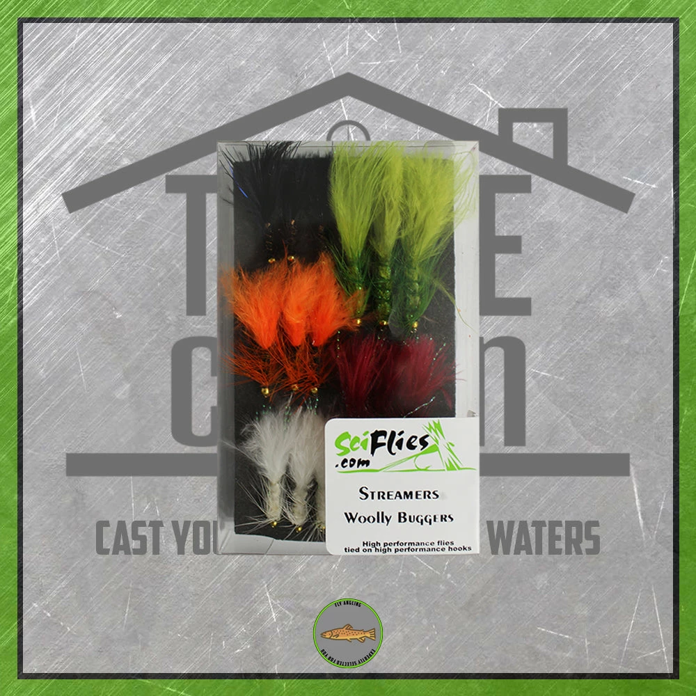 Scientific Fly Woolly Bugger Trout Fly Selection 15 Pc Pack New To The Cabin 3 Scientific Fly Woolly Bugger Trout Fly Selection 15 Pc Pack New To The Cabin