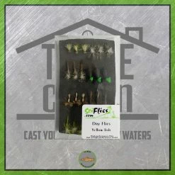 Scientific Fly Yellowfish Dry Fly Selection 21 Pc Pack