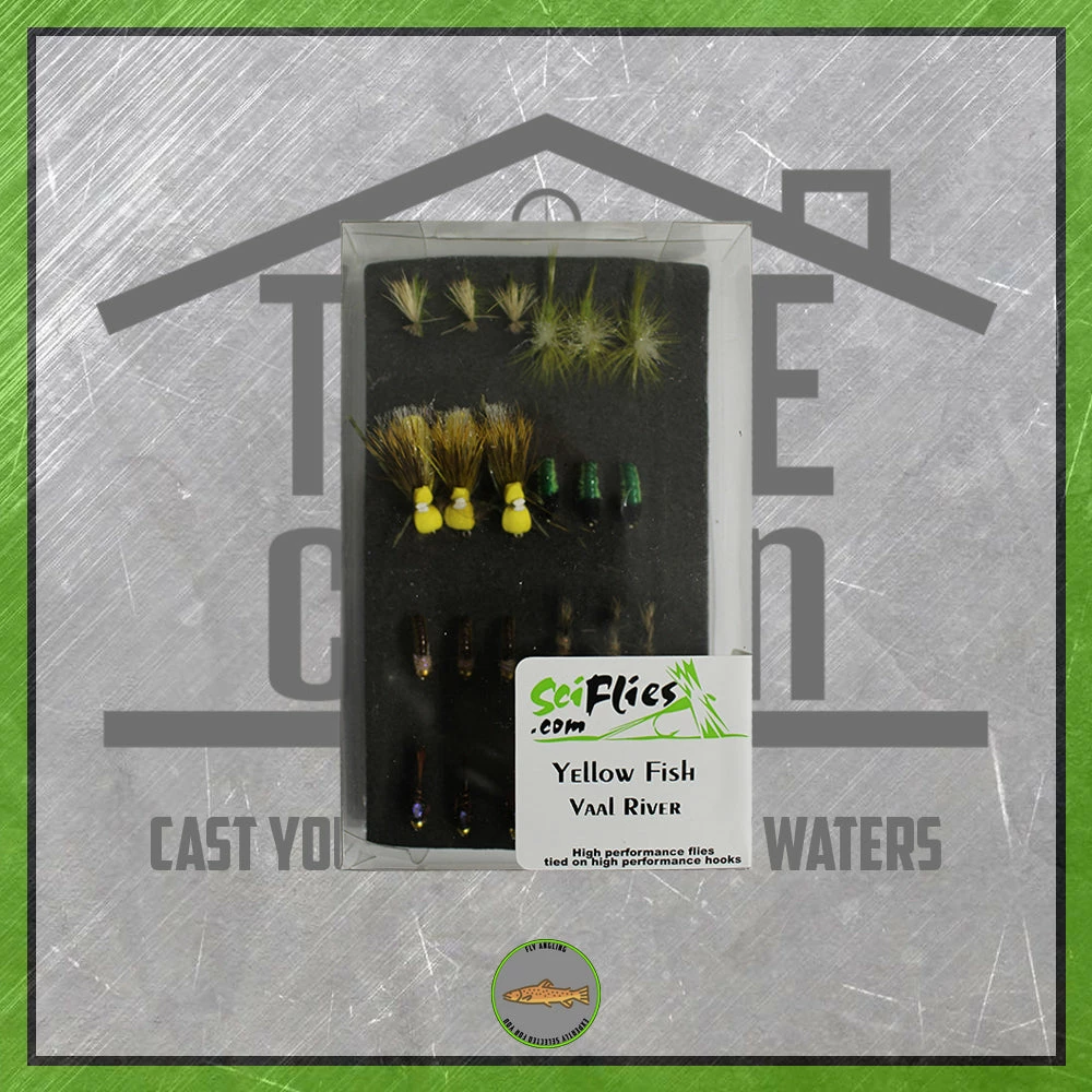 Scientific Fly Yellowfish Vaal River Fly Selection 21 Pc Pack 3 Scientific Fly Yellowfish Vaal River Fly Selection 21 Pc Pack