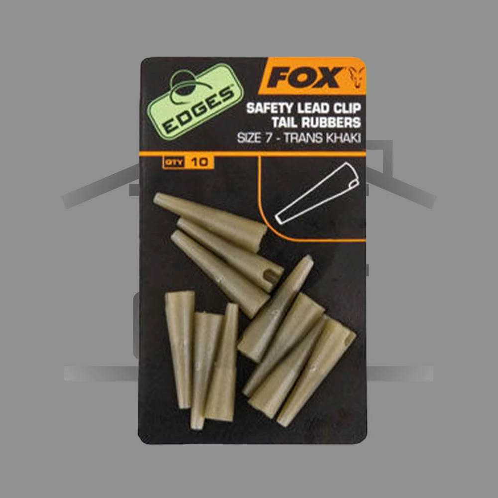 Fox Edges Safety Lead Clip Tail Rubber 3 Fox Edges Safety Lead Clip Tail Rubber