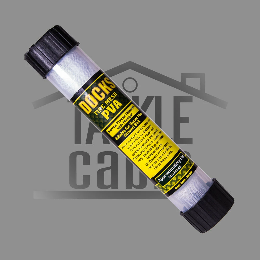 Docks Fine Mesh PVA Funnel & Plunger Kit New To The Cabin 3 Docks Fine Mesh PVA Funnel & Plunger Kit New To The Cabin