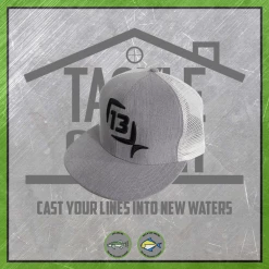 13 Fishing New To The Cabin Flat Brim Trucker Cap