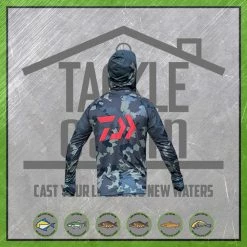 Daiwa New To The Cabin Lightweight Camo Longsleeve Sun Hoodie