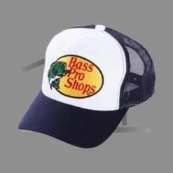 Bass Pro Shops Embroidered Logo Mesh Back Cap New To The Cabin