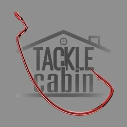 Gamakatsu New To The Cabin Offset Shank Worm EWG Hooks (Red)