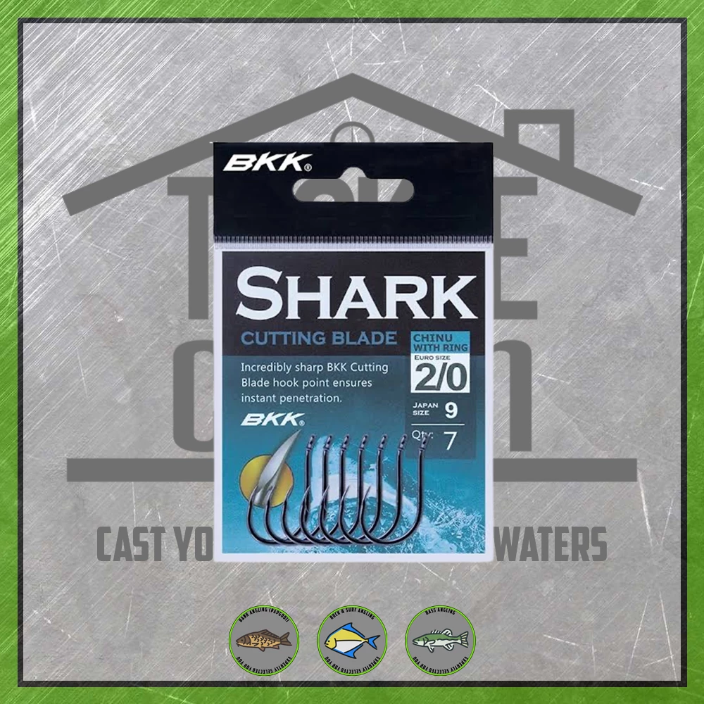 BKK Hooks Chinu-R Shark Hook 4 BKK Hooks Chinu-R Shark Hook