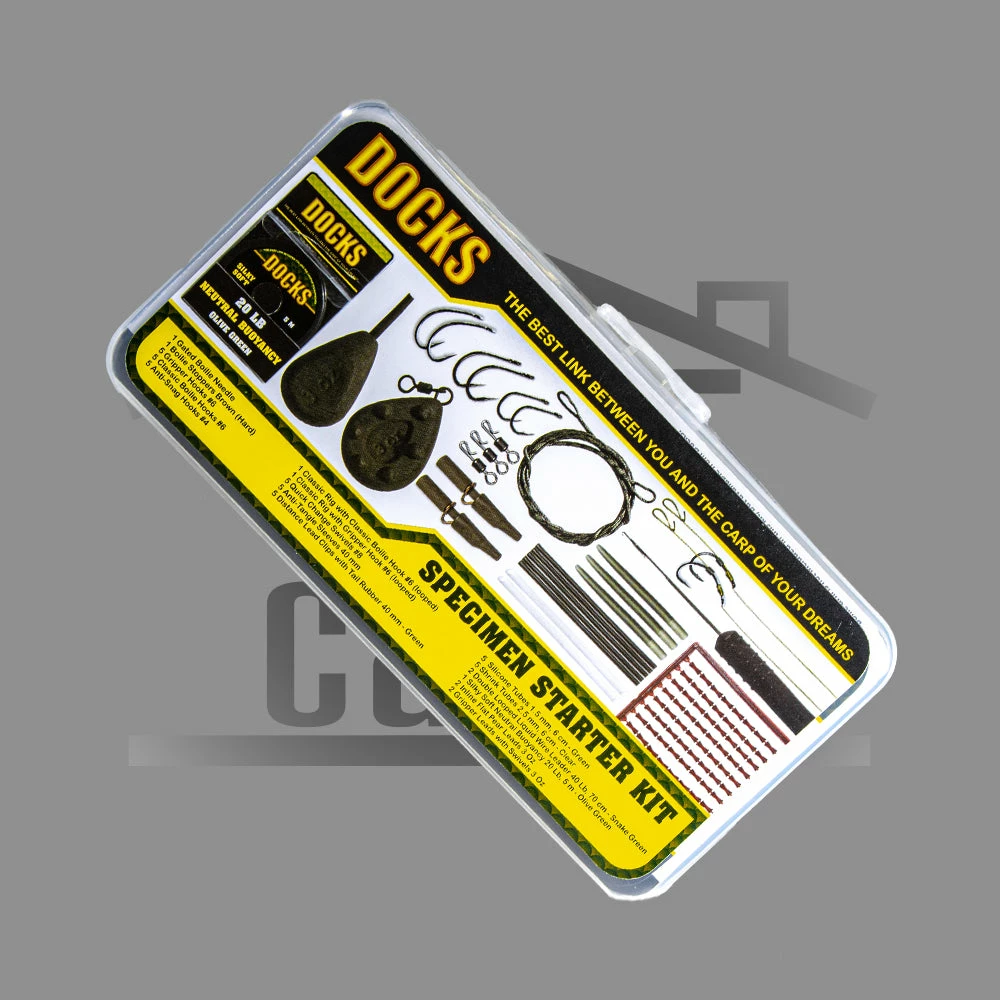 Docks New To The Cabin Specimen Starter Kit 3 Docks New To The Cabin Specimen Starter Kit