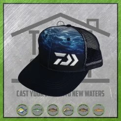Daiwa New To The Cabin Sublimated Trucker Cap