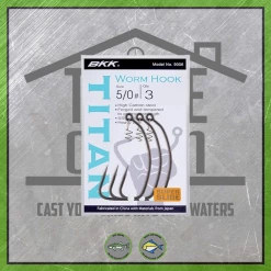 BKK Hooks Titan Worm Hook New To The Cabin