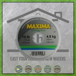 Maxima New To The Cabin Ultragreen Monofilament Leader Line
