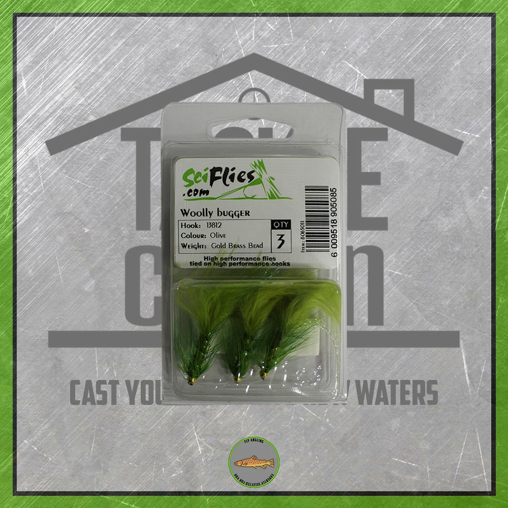 Scientific Fly Woolly Bugger - Olive New To The Cabin 3 Scientific Fly Woolly Bugger - Olive New To The Cabin